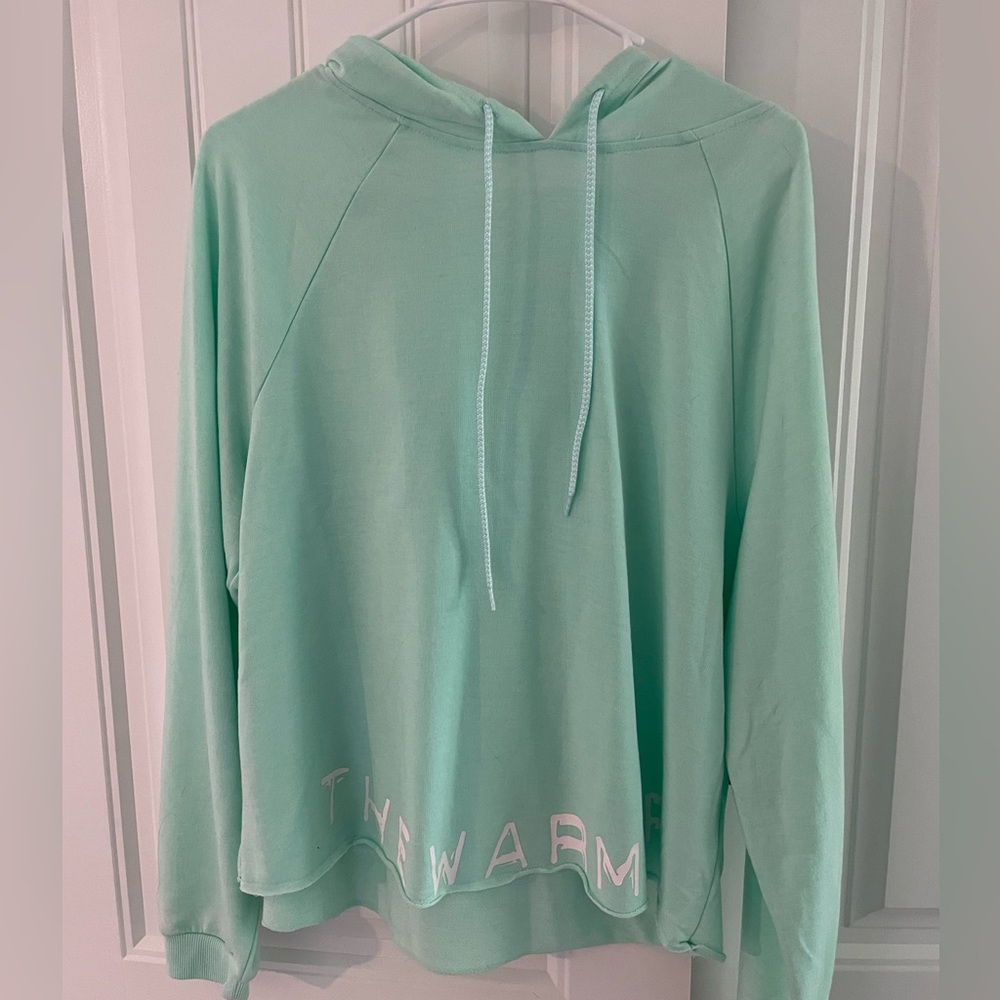The Warmup by Jessica Simpson Cropped Athletic Hoodie, Size XL